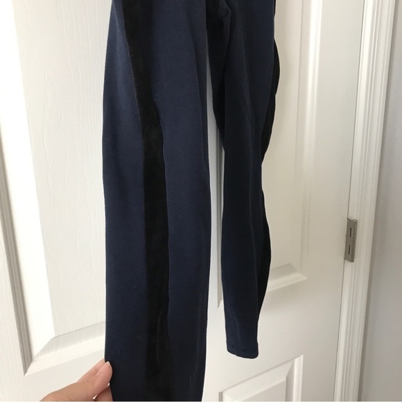 3/$15 Old navy active blue with black tuxedo stripe pants (P2) - Picture 4 of 9